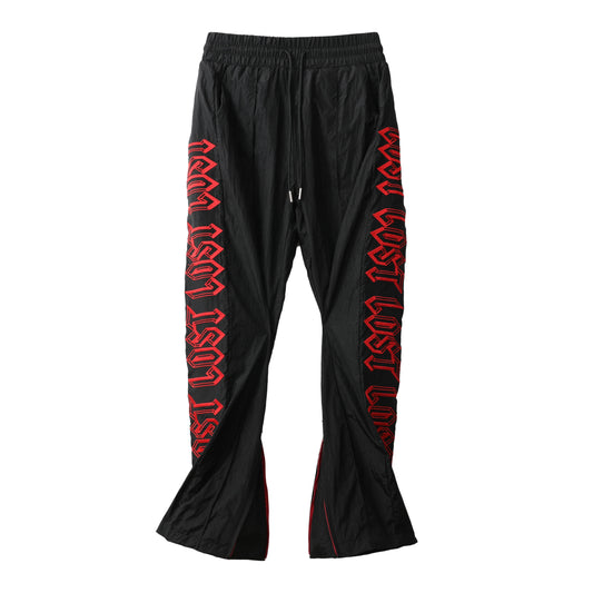 Lost Intricacy Track Pants (Black/Red)