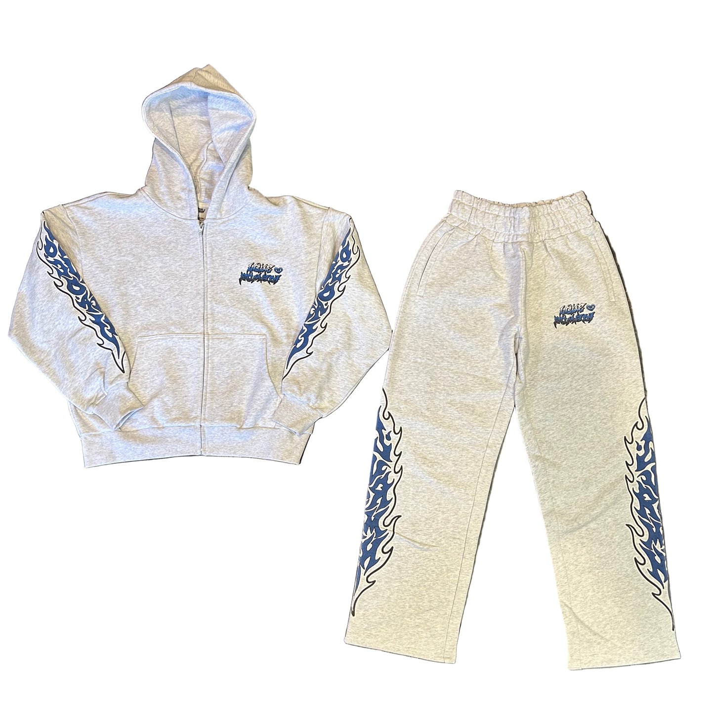LR Sweatsuit (Grey/Blue)