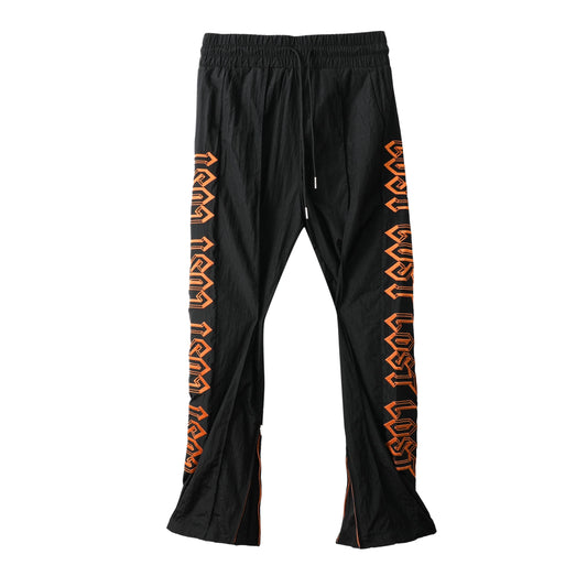 Lost Intricacy Track Pants (Black/Orange)