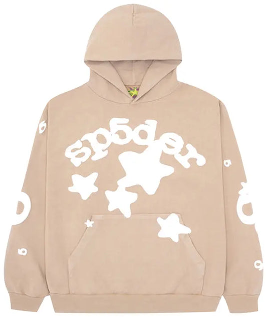 Sp5der Hoodie (Tan Beluga)