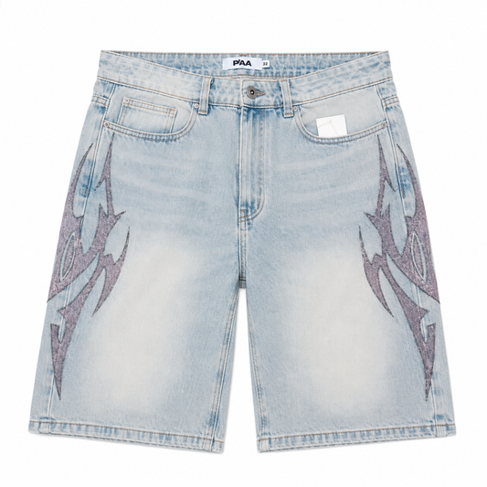 Tribal Denim Shorts