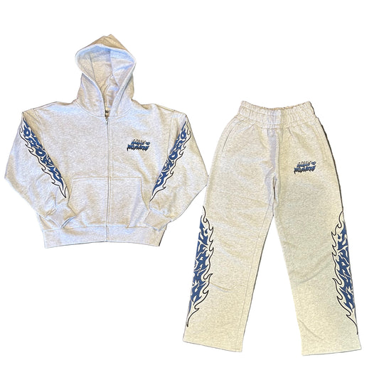 LR Sweatsuit (Grey/Blue)